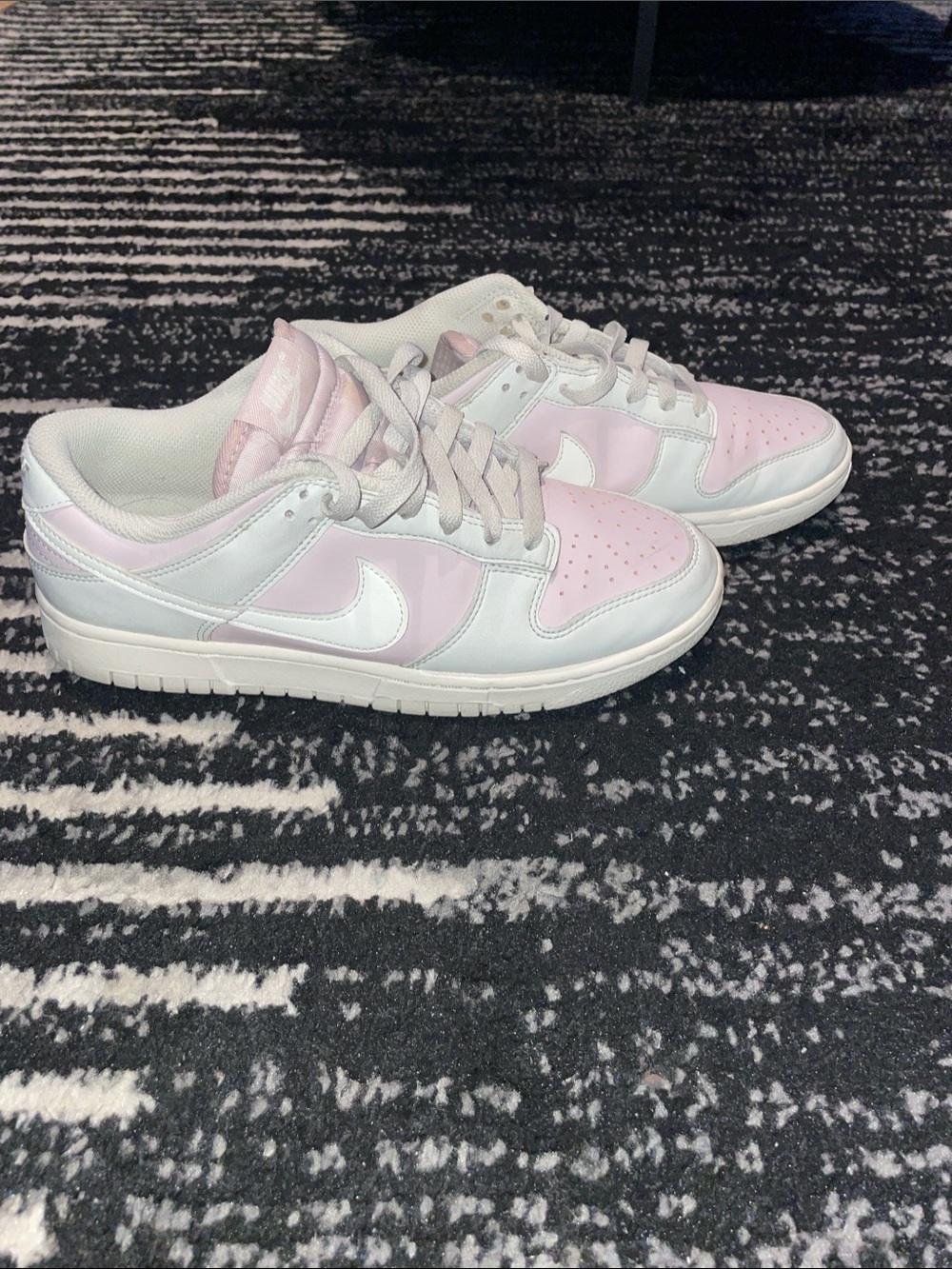 Nike Women’s Low-Top Sneakers in Light Pink and White